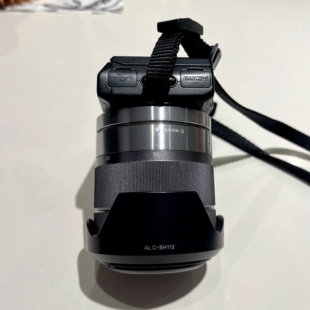 Sony Nex-5N Black and Silver Digital Camera with Accessories